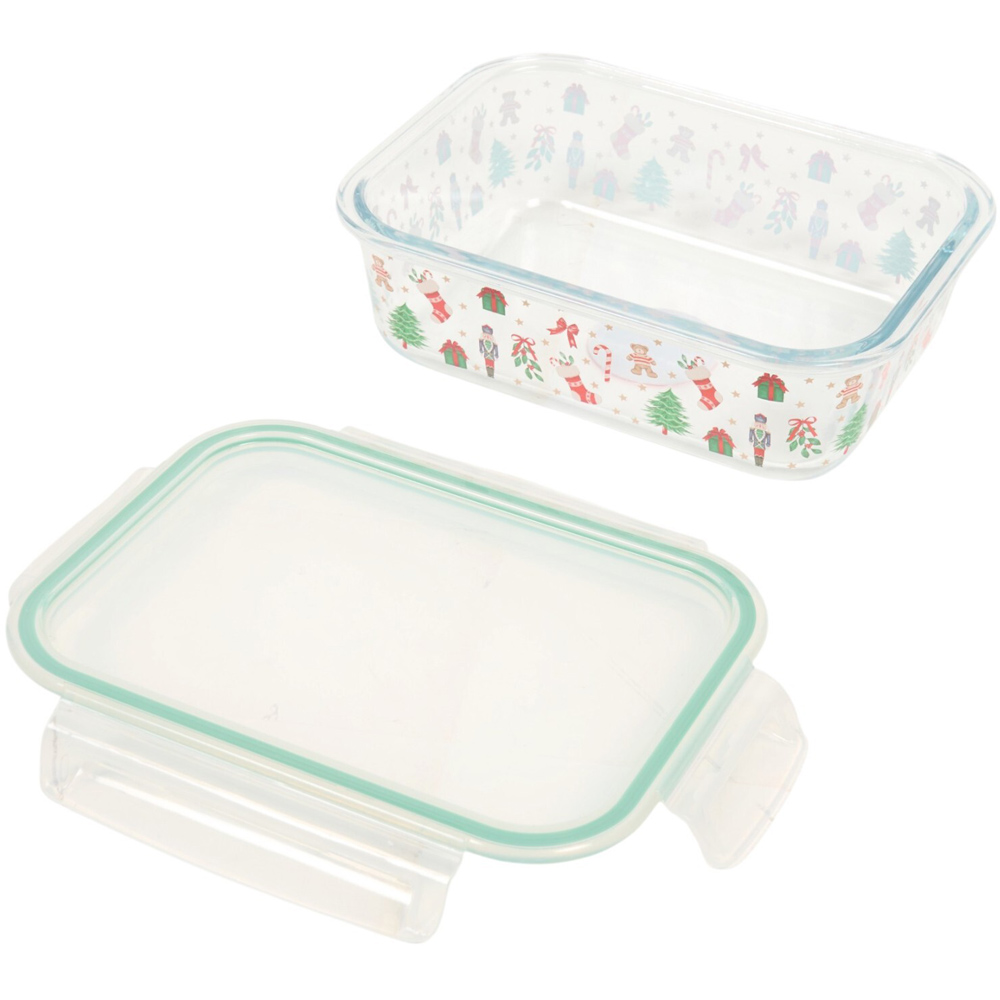 Christmas Glass Lunch Box Image 6