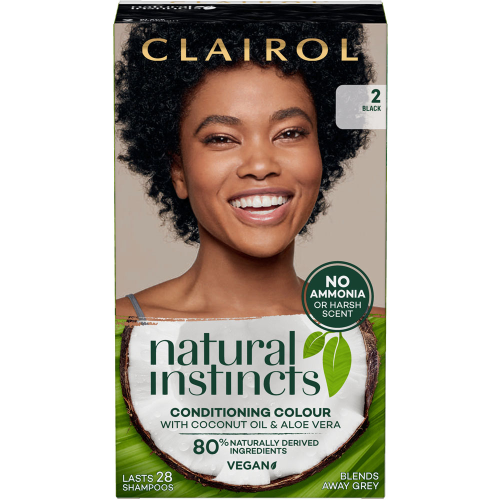 Natural Instincts Semi Permanent Hair Colour 2 Black | Wilko