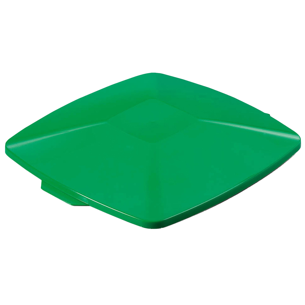 Durable Durabin Green Square Hinged Bin Lid 40L Image 1