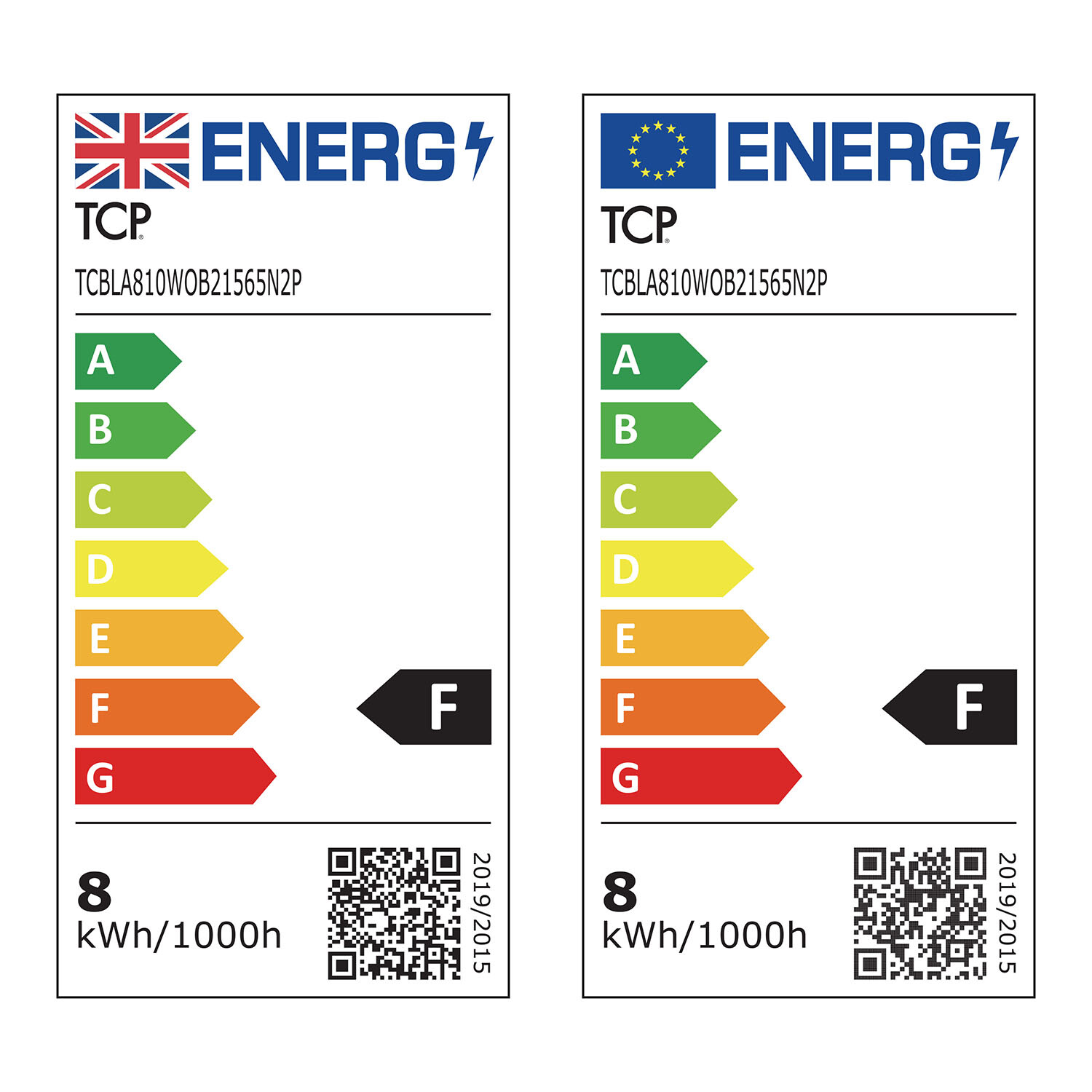 TCP LED Classic 810L B22 Daylight Bulbs - Daylight  / 2 Image 4