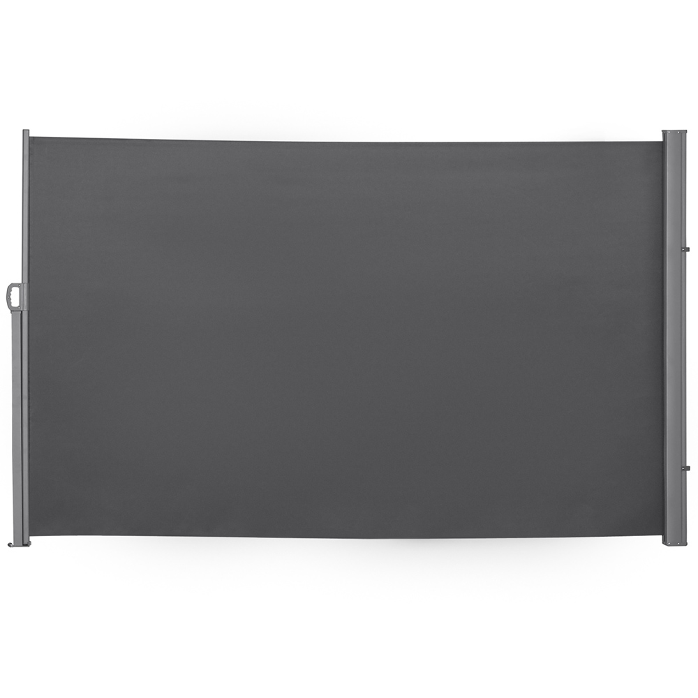 Outsunny Grey Retractable Side Awning Screen 3 x 1.8m Image 2