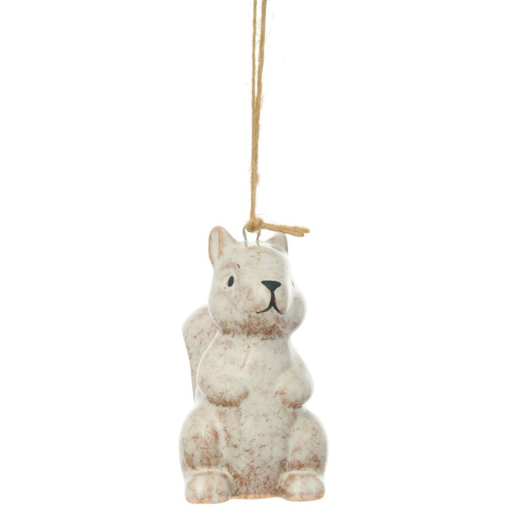 Ceramic Fox or Squirrel Hanging Decoration Image 6