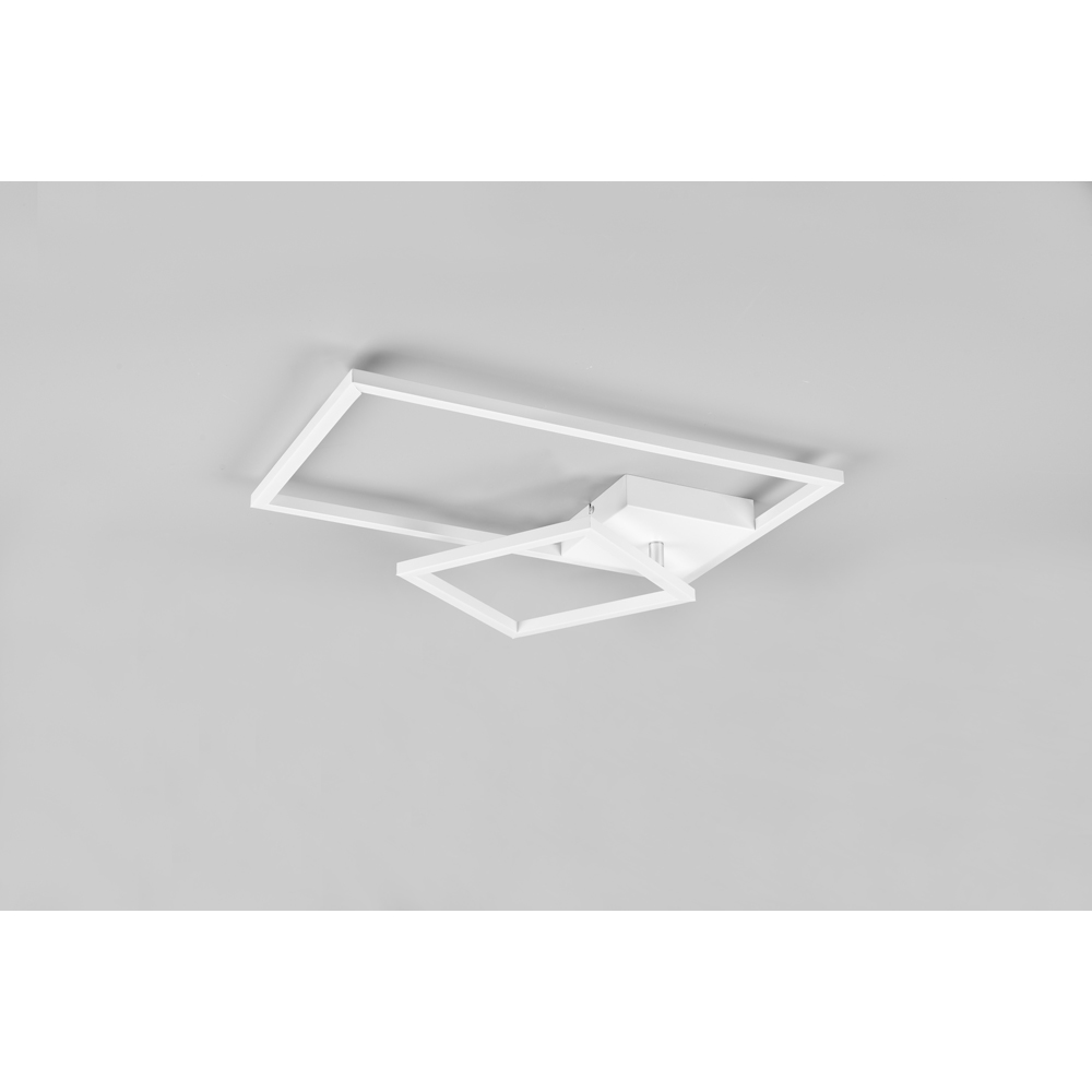 TRIO Padella Matt White LED Ceiling Light Image 7