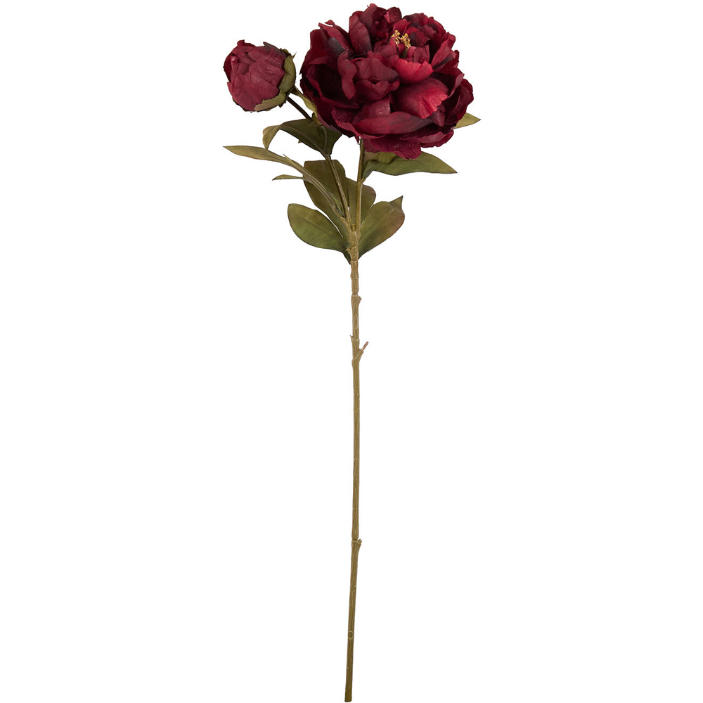 Autumn Open Peony Artificial Flower Image 7