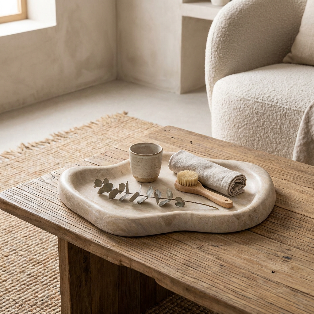 Organic Shaped Tray Neutral Image 2
