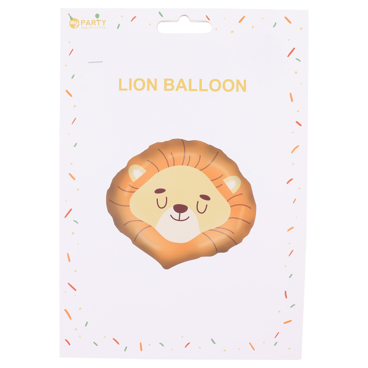 Safari Party Foil Balloon - Multicolour Image 4