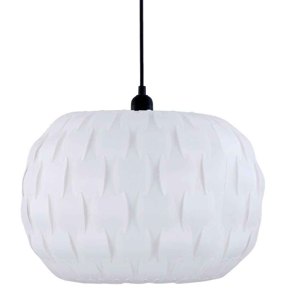 Blanco White Round Pendant Light Image