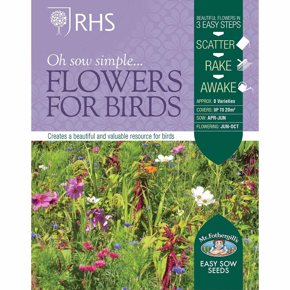 RHS Flowers For Birds Seed Shaker Image 1