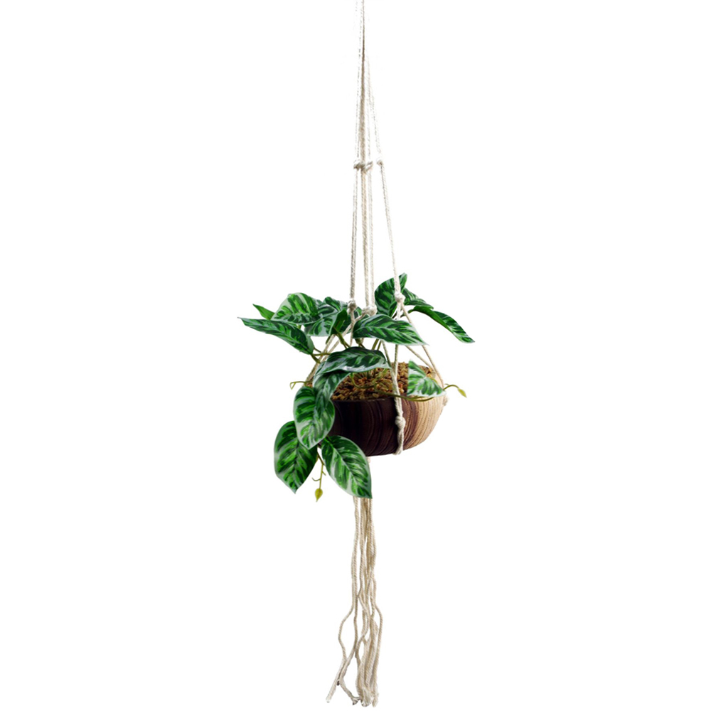 Leaf Pothos Hanging Artificial Plant in Pot 3ft Image 1
