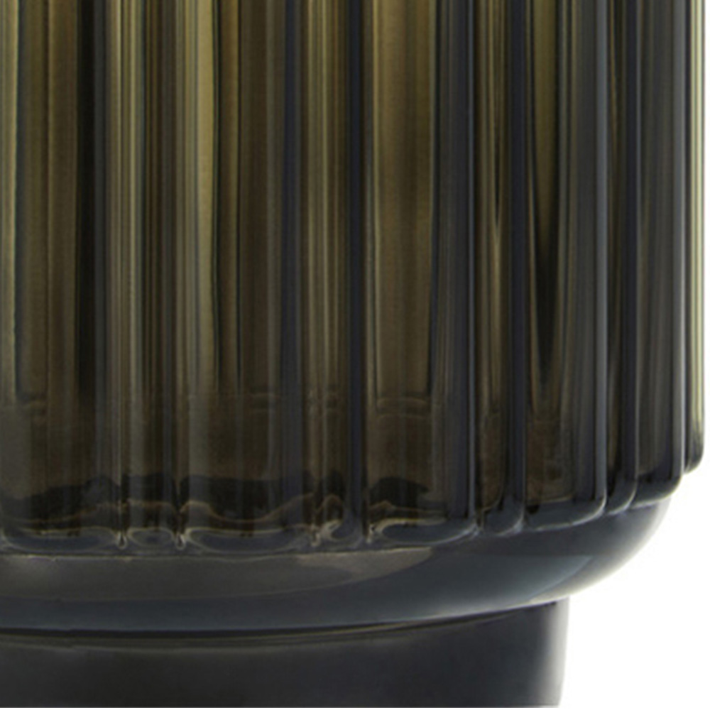 Premier Housewares Grey Chima Glass Vase Image 3