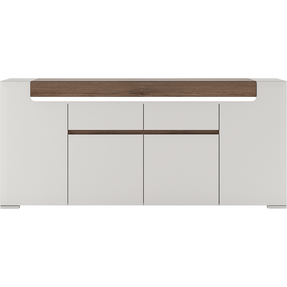 Florence Toronto 4 Door 2 Drawer Sideboard Image 3