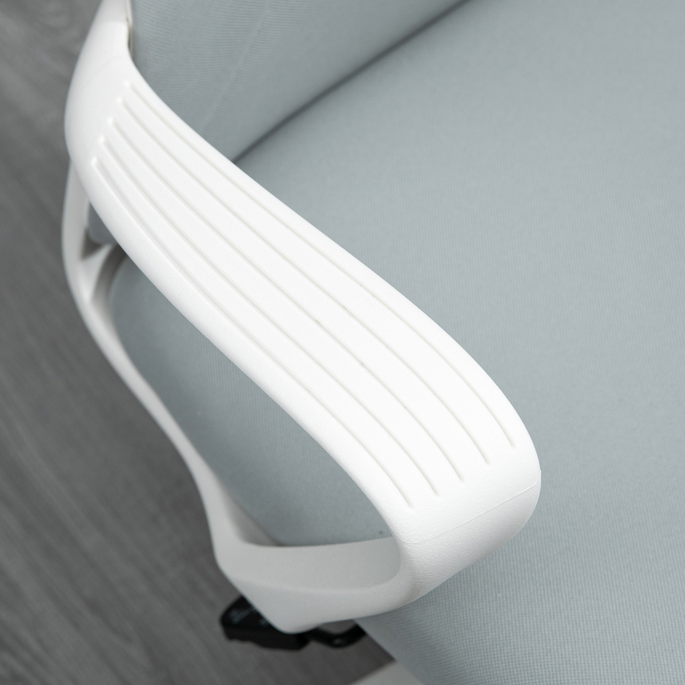 Portland Light Grey Swivel High Back Office Chair Image 3
