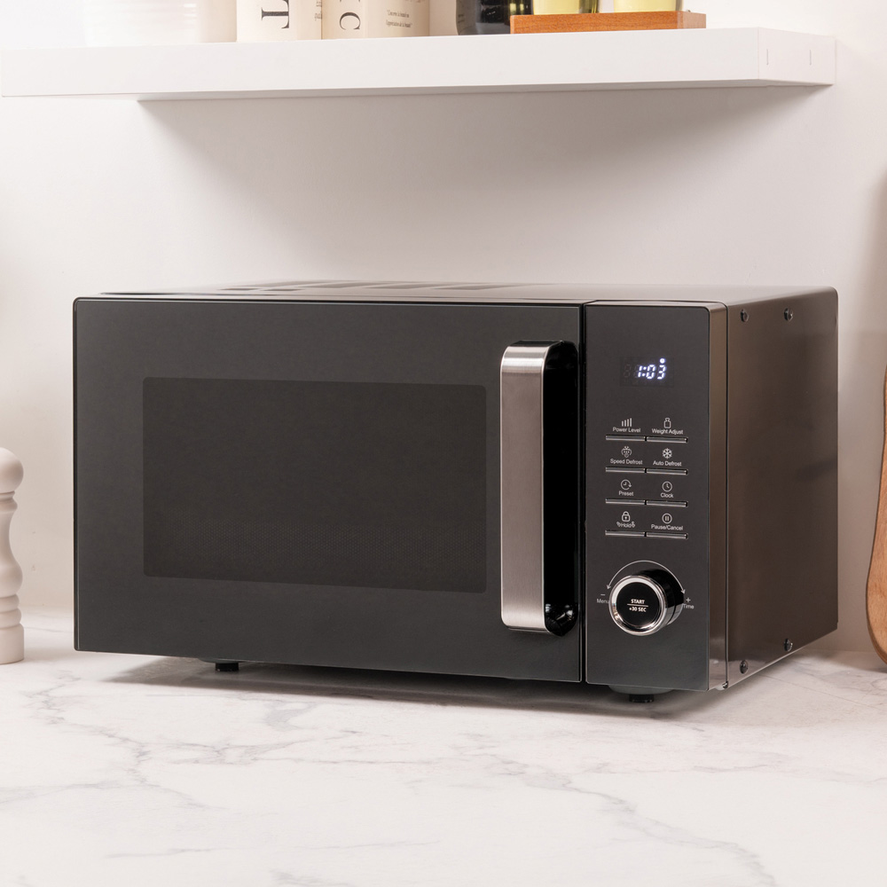 23L Solo Function Digital Microwave Black Image 6