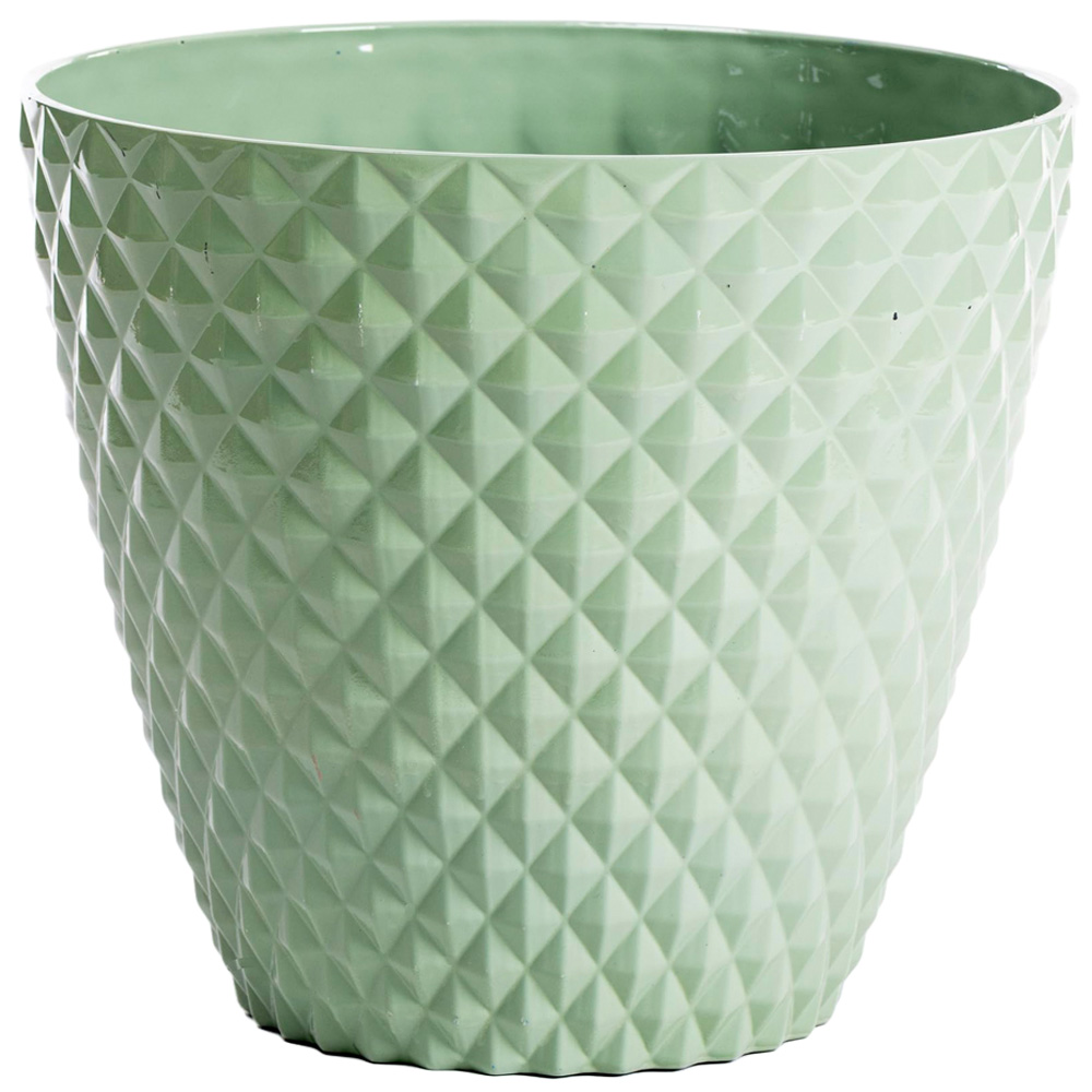 Thompson & Morgan Sage Green Diamond Planter 35 x 39.5cm Image 1