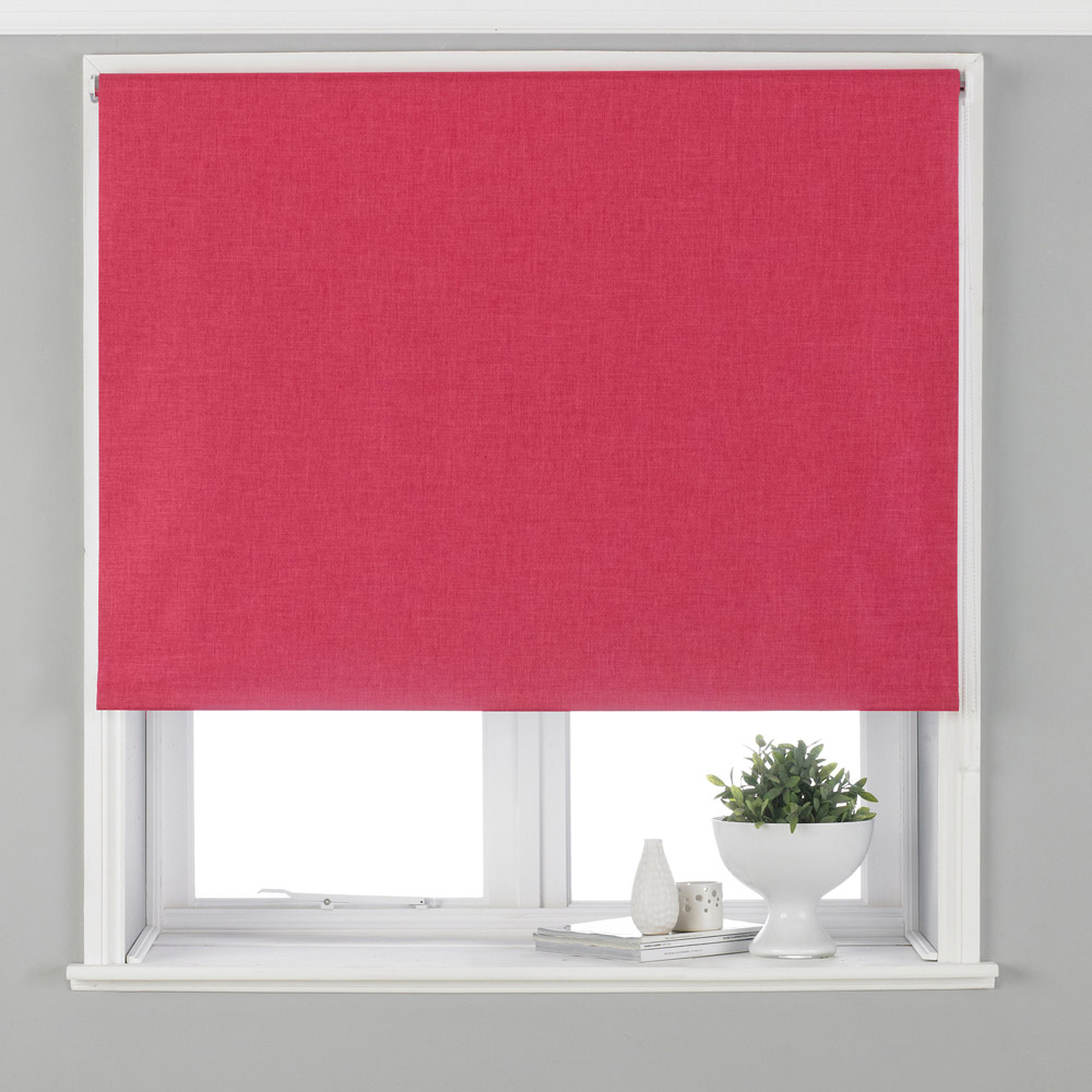 Riva Home Twilight Thermal Blackout Roller Blind Pink 183cm Image 1