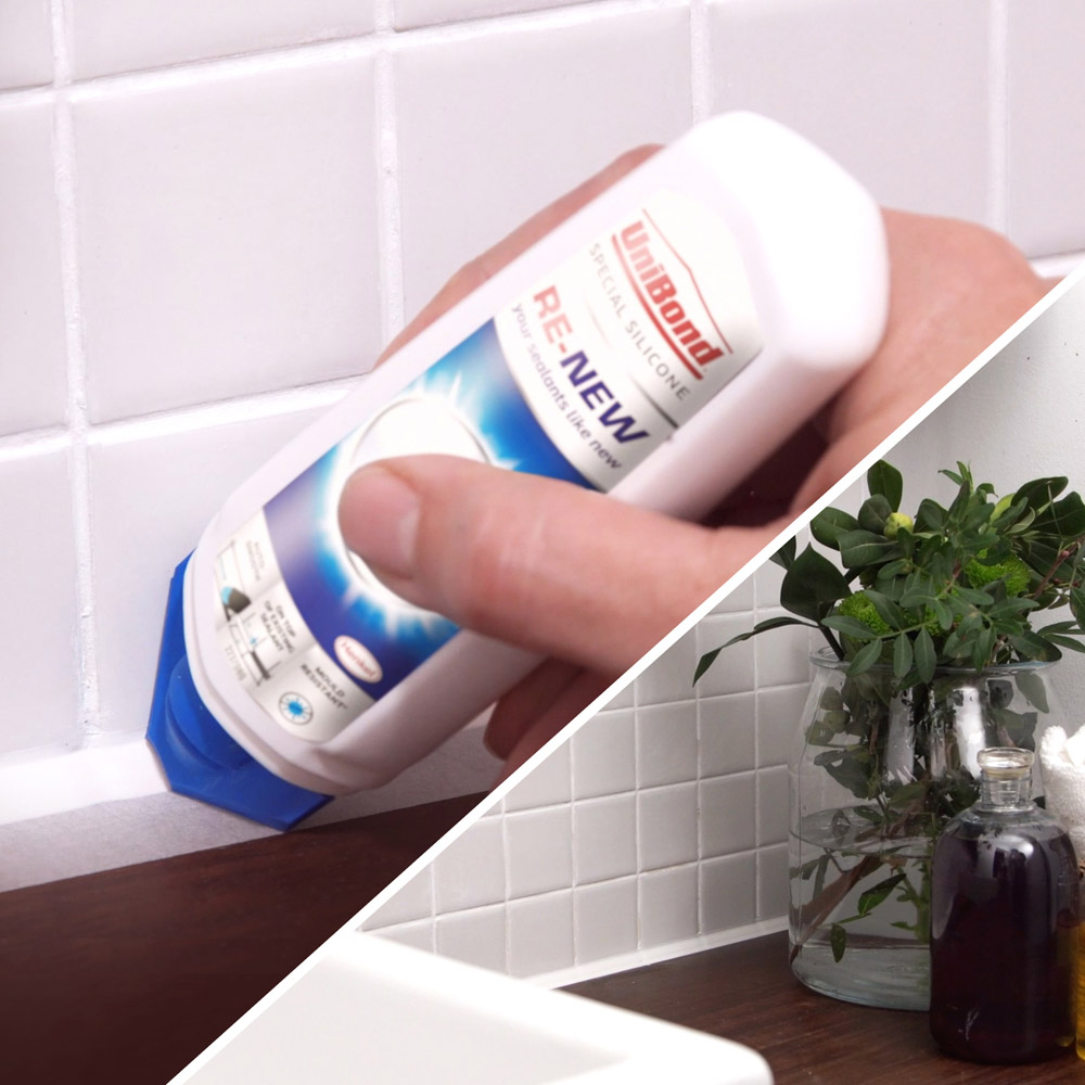 UniBond Renew White Kitchen and Bathroom Sealant Cartridge 100ml Image 8