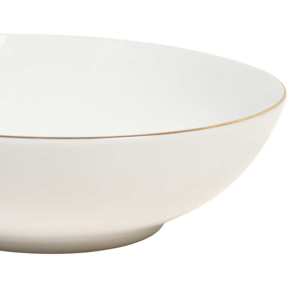 Gold Spruce Serving Bowl White Image 3