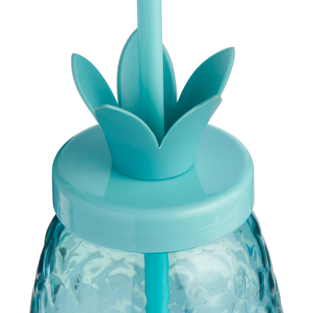 Wilko Summer Pineapple Straw Tumbler Wilko
