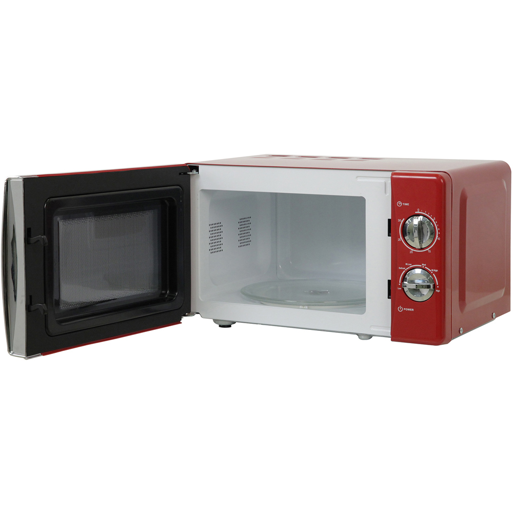 Russell Hobbs RHMM701R-N Red 17L Colours Plus Manual Microwave 700W Image 4