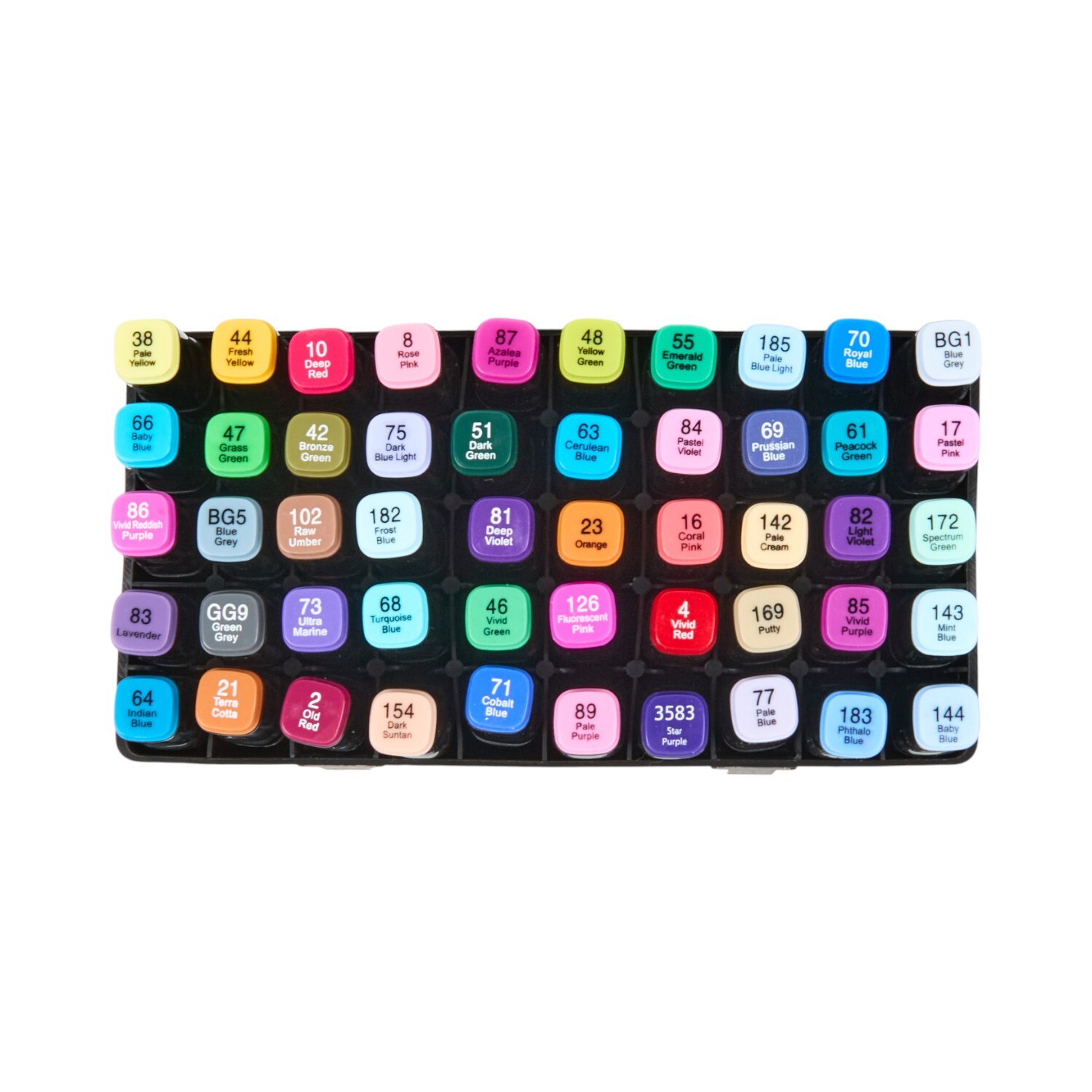 Pack of 50 Dual Tip Aqua Markers Image 2