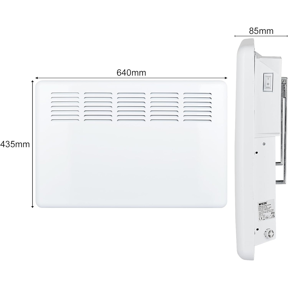 Mylek App Controlled Panel Heater 1.5kW Image 7