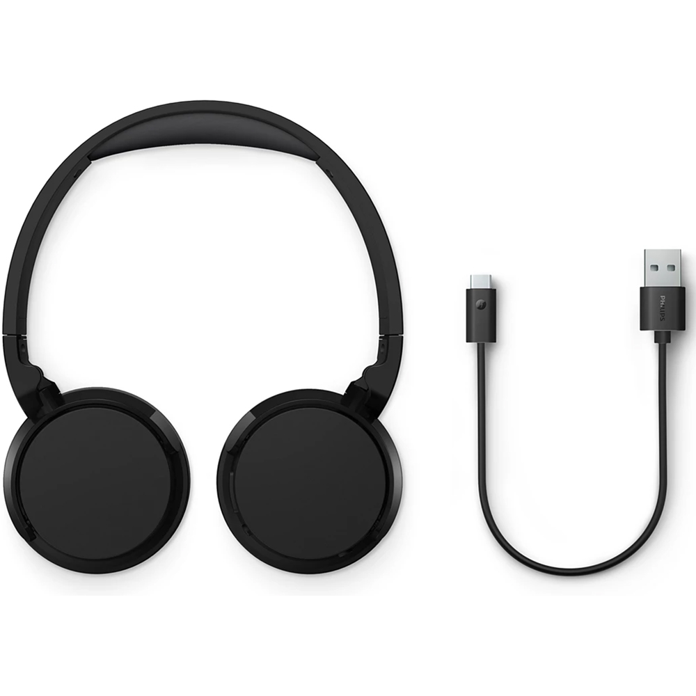 Philips TAH3209 Black Passive Noise Isolation Lightweight On-Ear Wireless BT Headphones Image 7