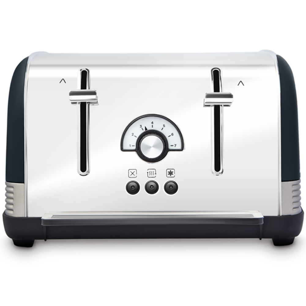 Morphy Richards Venture Retro Onyx 4 Slice Toaster Image 3