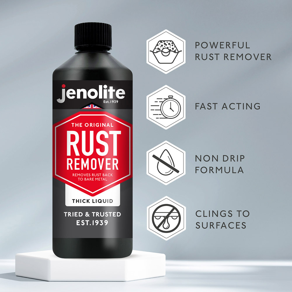 Jenolite Rust Remover Thick Liquid 500ml Image 2