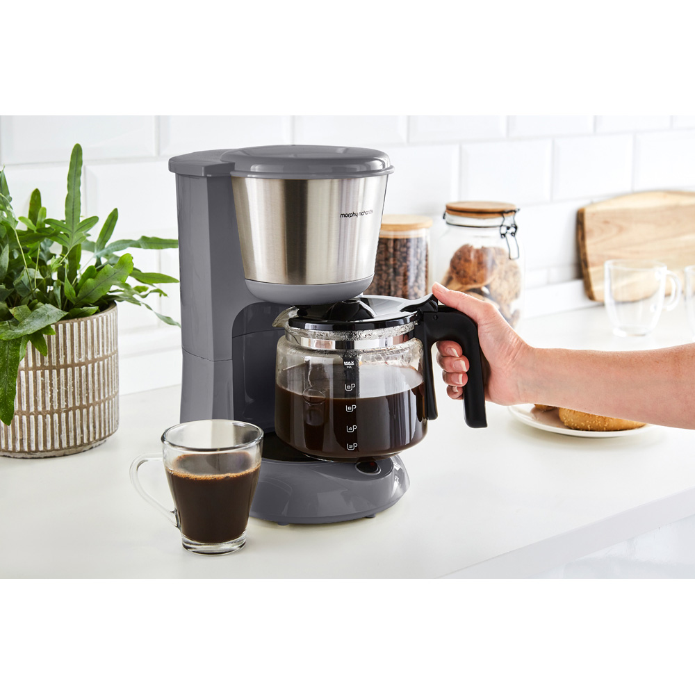 Morphy Richards 162505 Grey Equip 1.2L Filter Coffee Machine Image 9