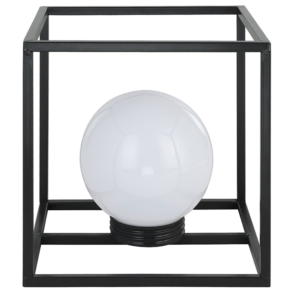 EGLO Solar Black and Opal LED Table Lamp Image 3