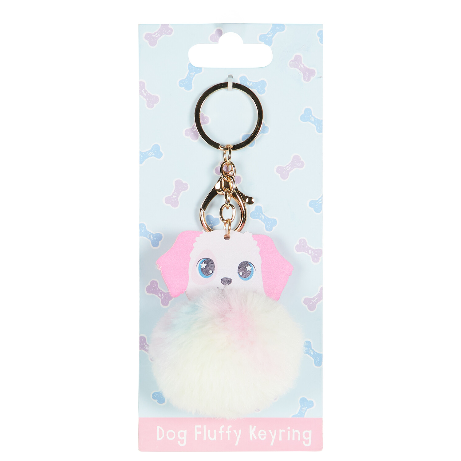 Dog or Cat Fluffy Keyring Image 1