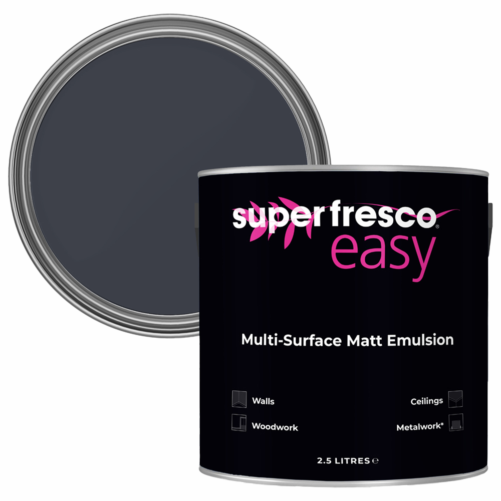 Superfresco Easy Moonlit Waves Matt Emulsion Paint 2.5L Image 1