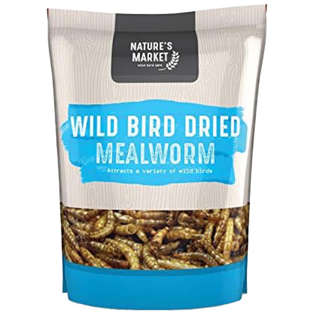 Marco Paul Dried Mealworms Wild Bird Feed 1kg Image