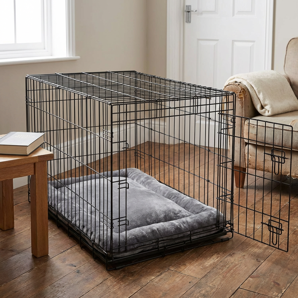 Medium Memory Foam Crate Mat - Grey Image 4