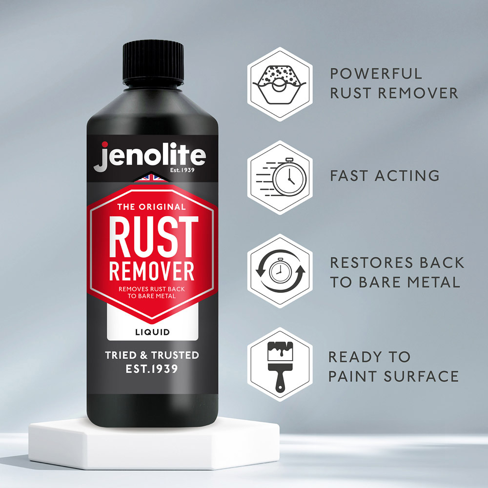 Jenolite Rust Remover Liquid 500ml Image 2