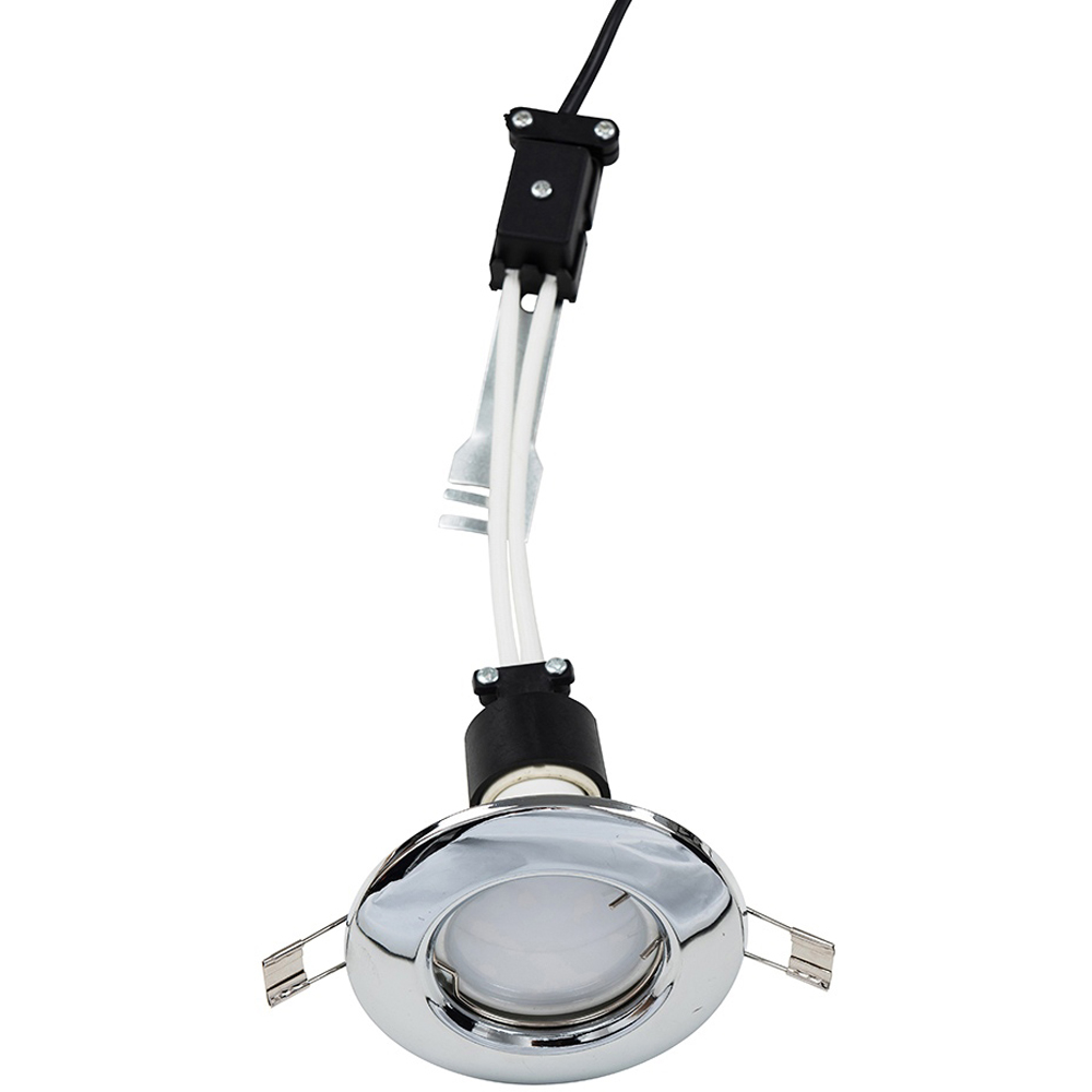 ValueLights Chrome Ceiling Downlight 20 Pack Image 1
