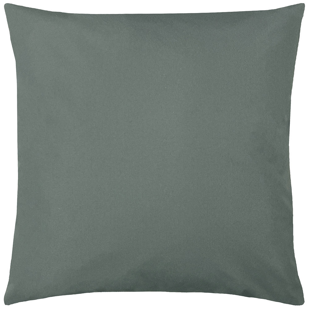 furn. Plain Grey UV and Water Resistant Outdoor Cushion Image 1
