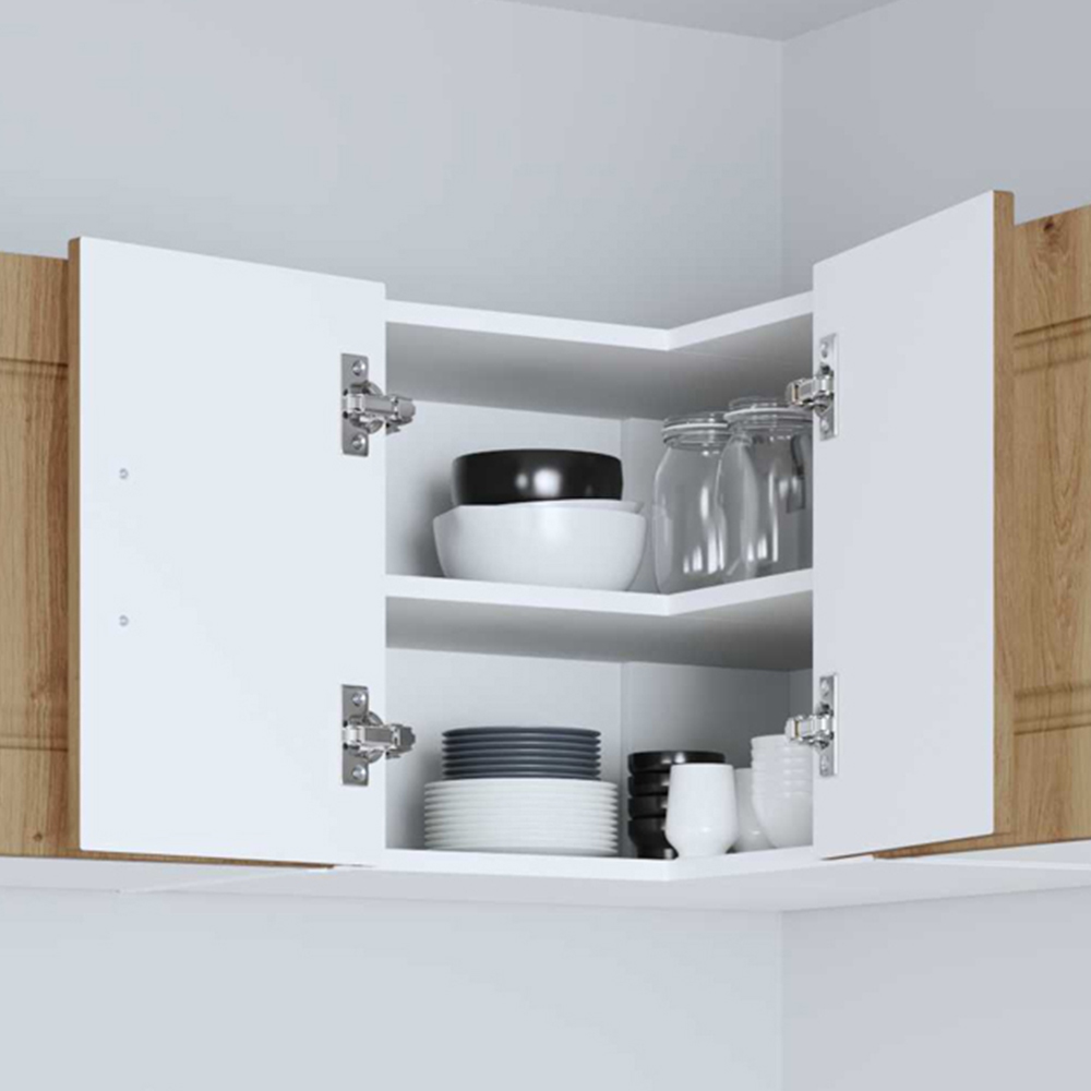 vidaXL Kalmar 2 Door Artisan Oak Wall Kitchen Cabinet Image 1