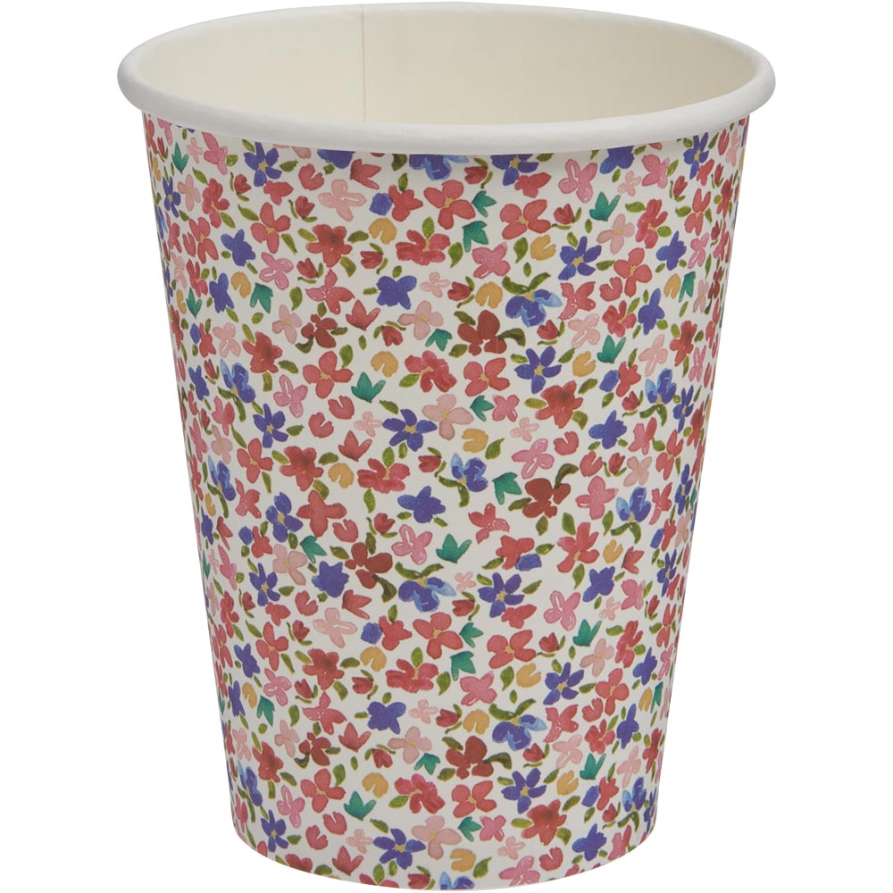 Wilko Jubilee Paper Cups 8 Pack Multi Colour Wilko