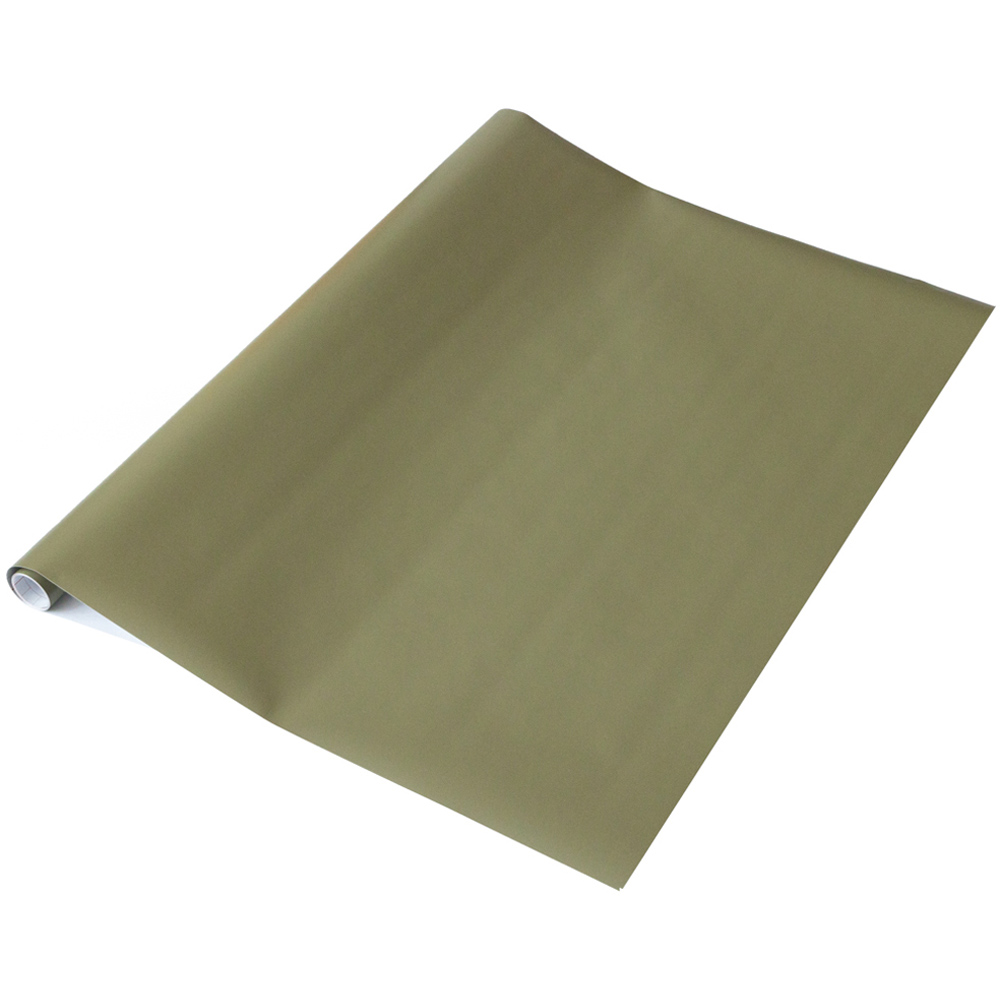 d-c-fix Matt Olive Green Self-Adhesive Plastic Vinyl Wrap Film 67.5cm x 2m 5 Pack Image 3