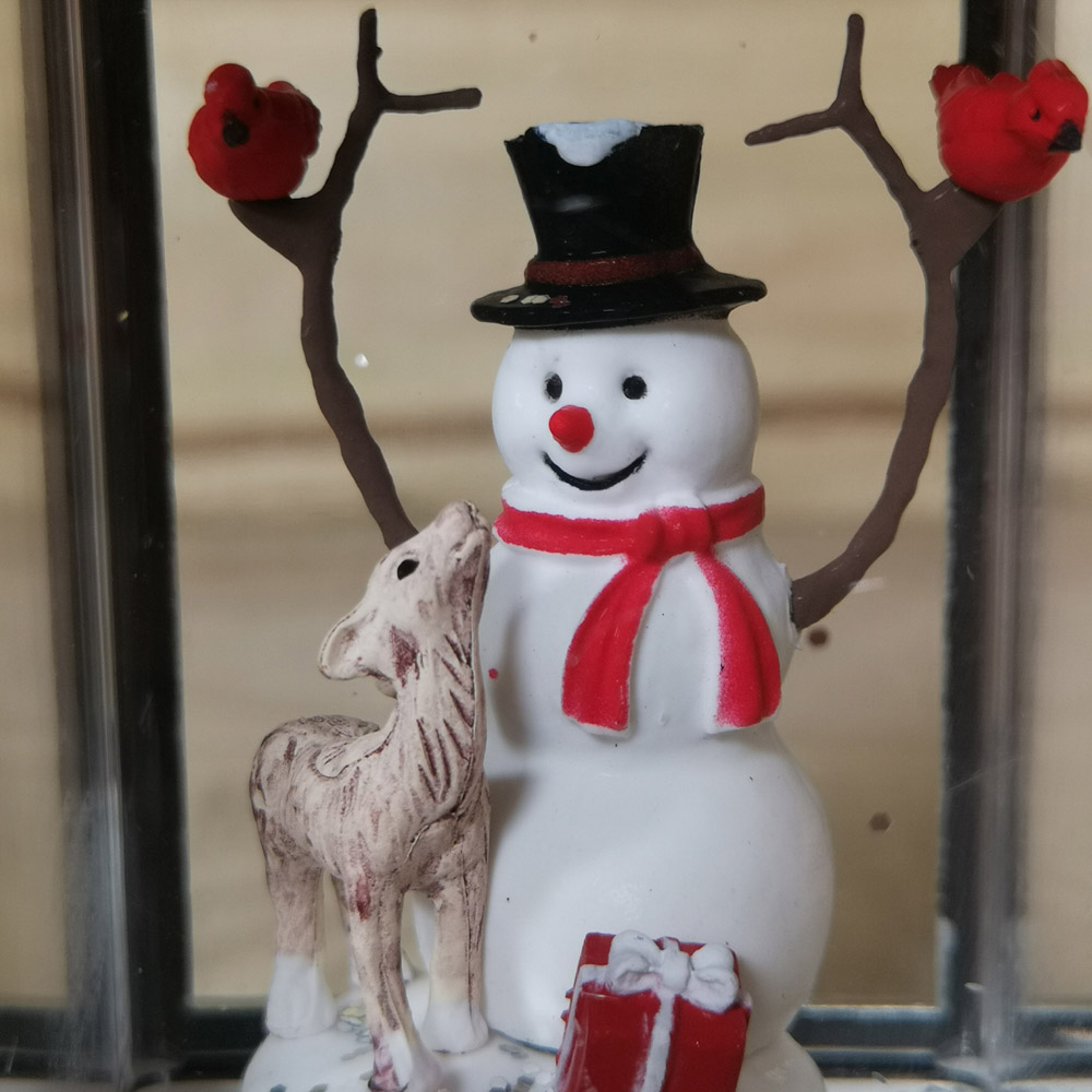 Samuel Alexander Snowman Water Spinner Lantern Christmas Decoration 21cm Image 4