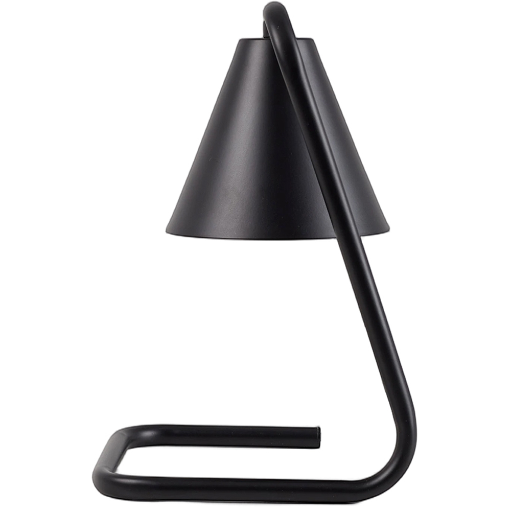 Living and Home Black Minimalist Dimming Candle Warmer Lamp Image 2