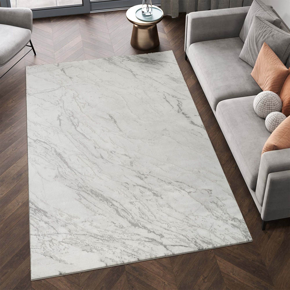 Desire Rugs Novu Valley Grey Modern Abstract Metallic Sheen Rug 200 x 290cm Image 5