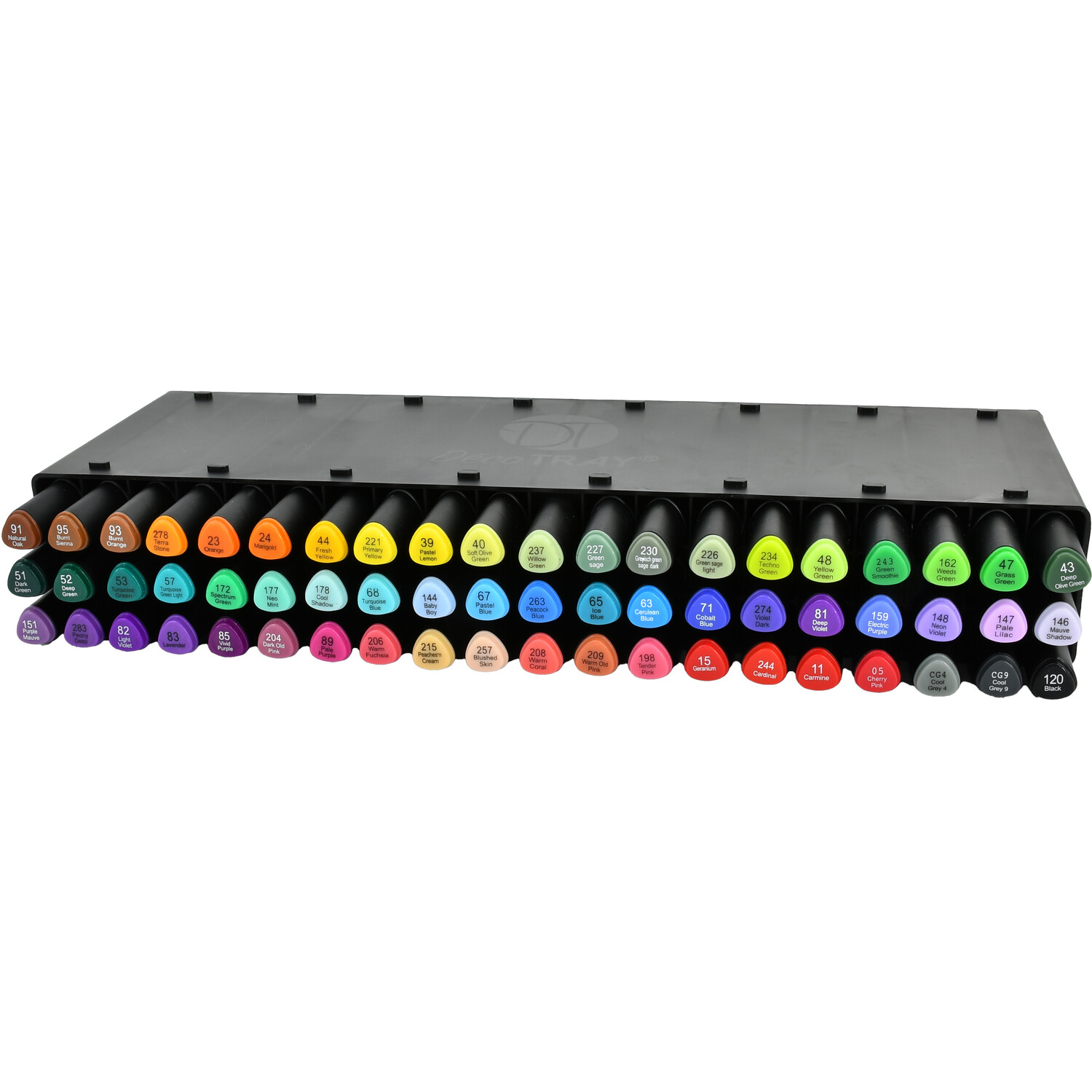 Pack of 60 DecoTime Alcohol Markers in Tray Image 4