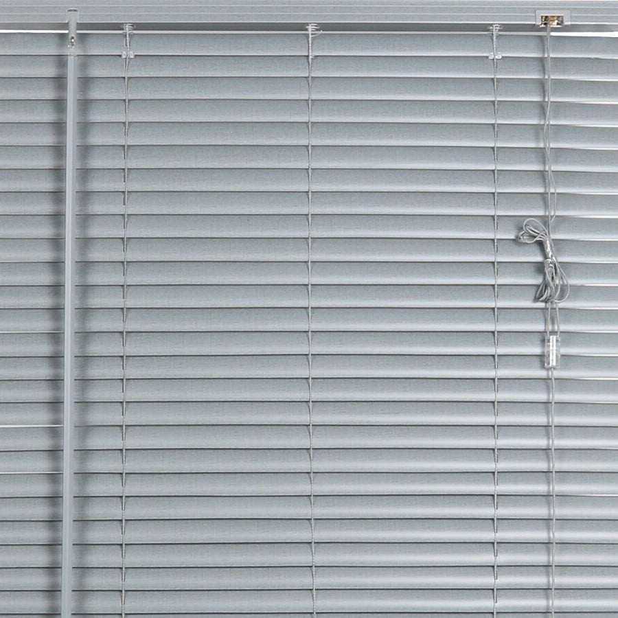 PVC Venetian Blind Grey Linen 105 x 152cm Image 1