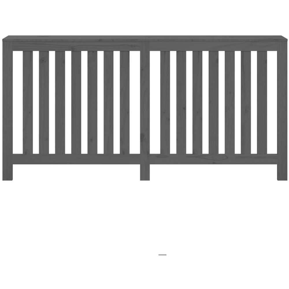 vidaXL Grey Pine Wood Radiator Cover 840 x 1690mm Image 4