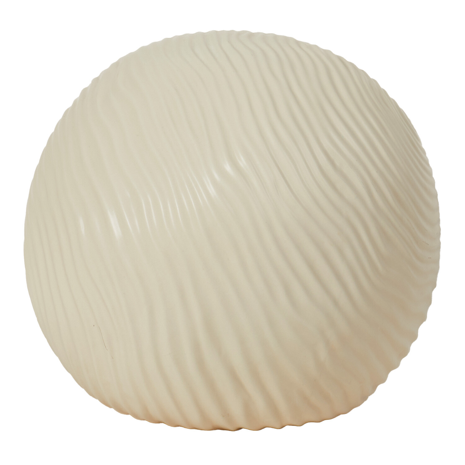 Cream Ceramic Ball - Cream / Large Image 1
