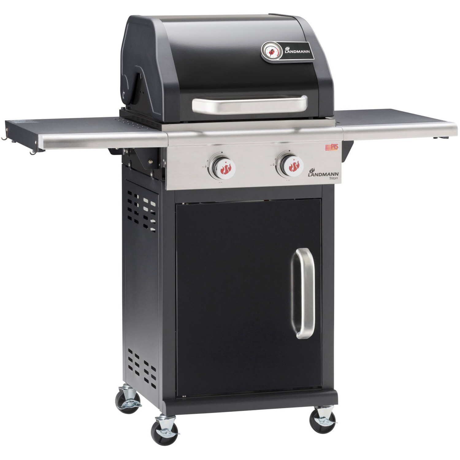 Landmann Triton 2.0 Gas Burner Barbecue - Black Image