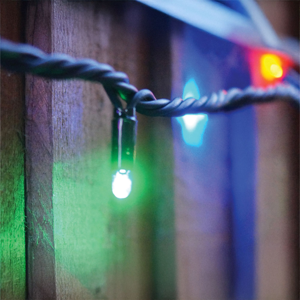 Eagle Connect 800 RGBY Flash LED Black Rubber Cable String Light 100m Image 5