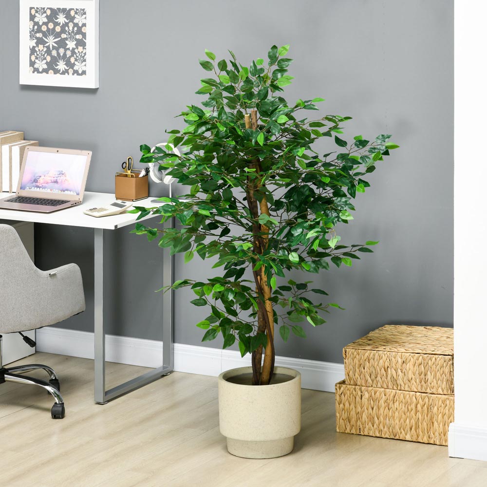 Portland Artificial Ficus Tree in Pot 150cm Image 4